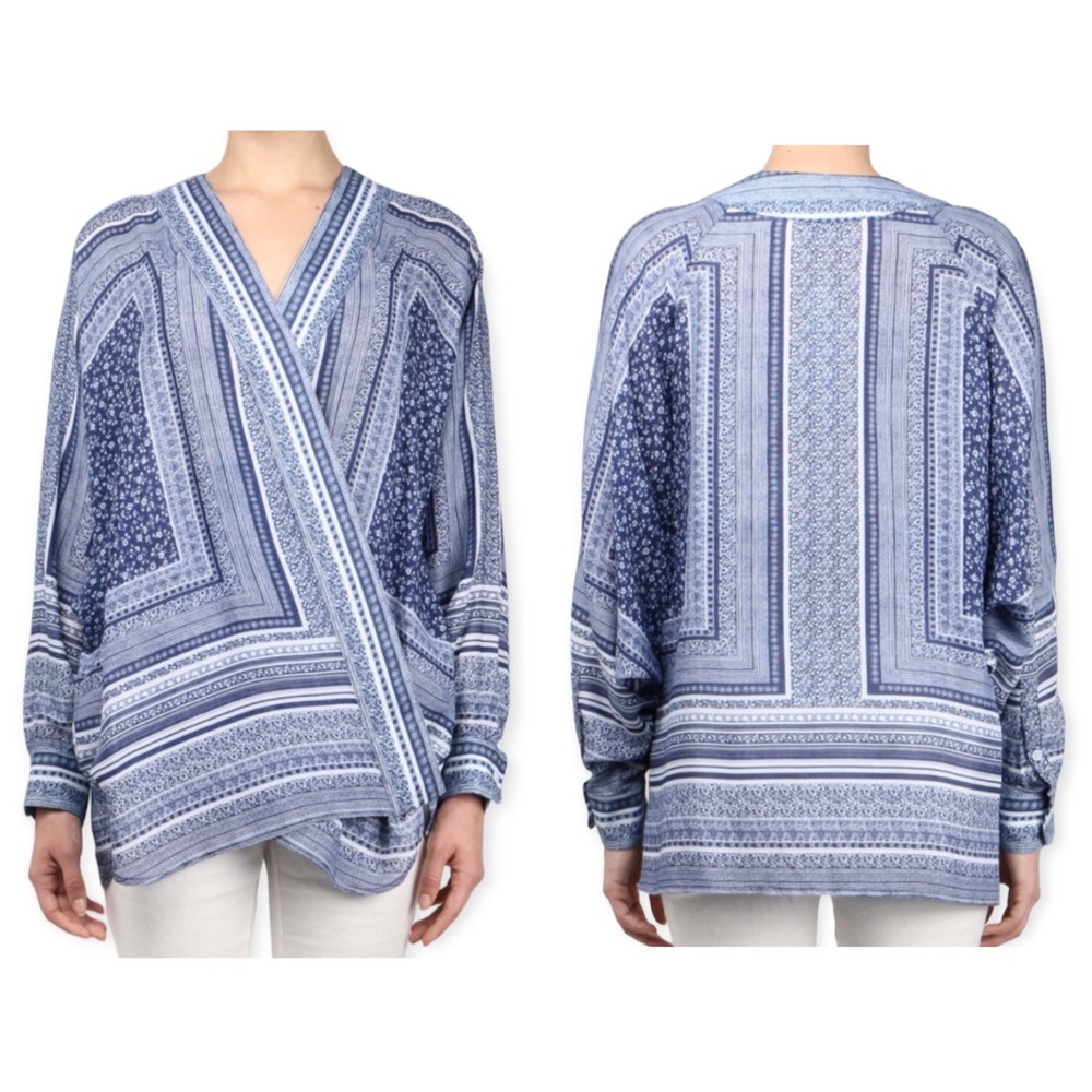 Smythe Kimono Print Blouse